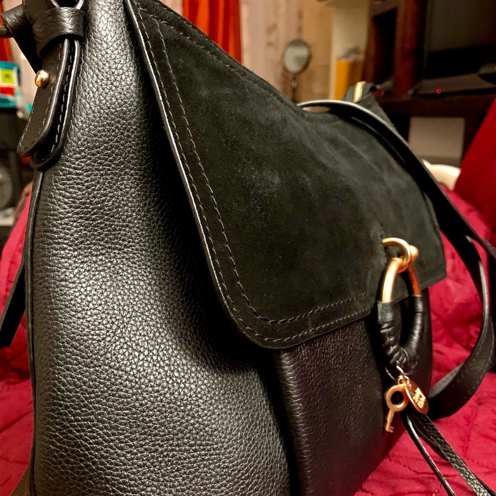 💯 Authentic See by Chloé- Joan Tassel Shoulder Bag - Picture 4 of 14